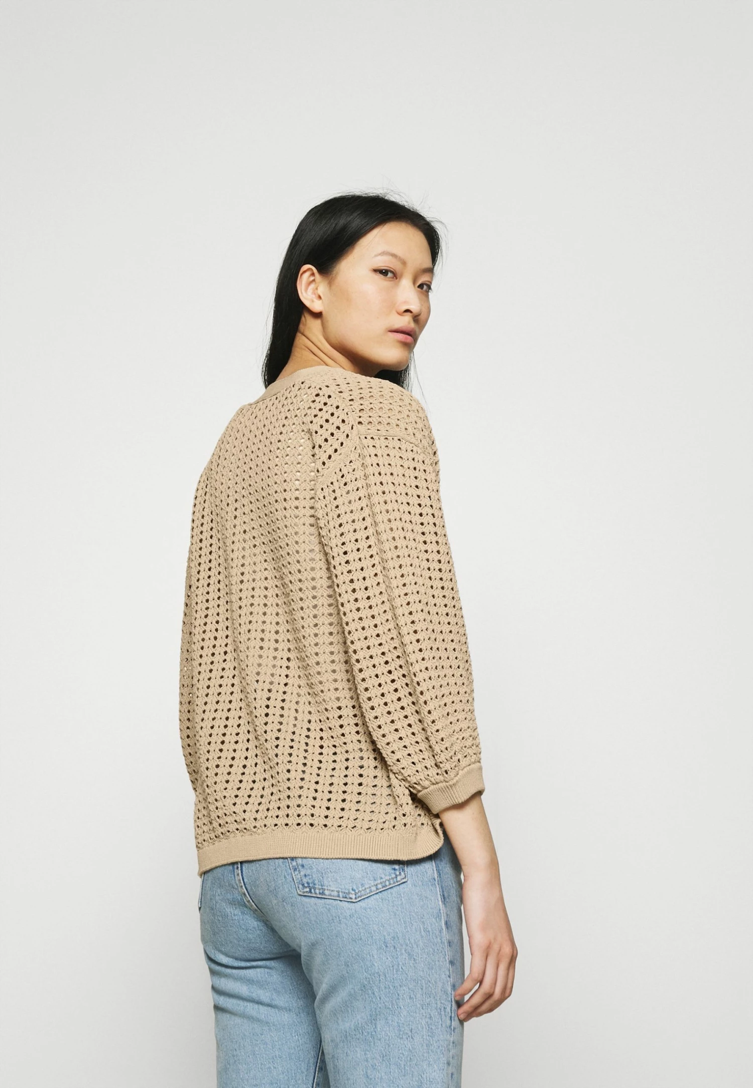 De gros 🎉 Rabais ARKET FINE KNIT - Gilet cardigan transparent women 😀 5 De gros 🎉 Rabais ARKET FINE KNIT - Gilet cardigan transparent women 😀 – Image 3