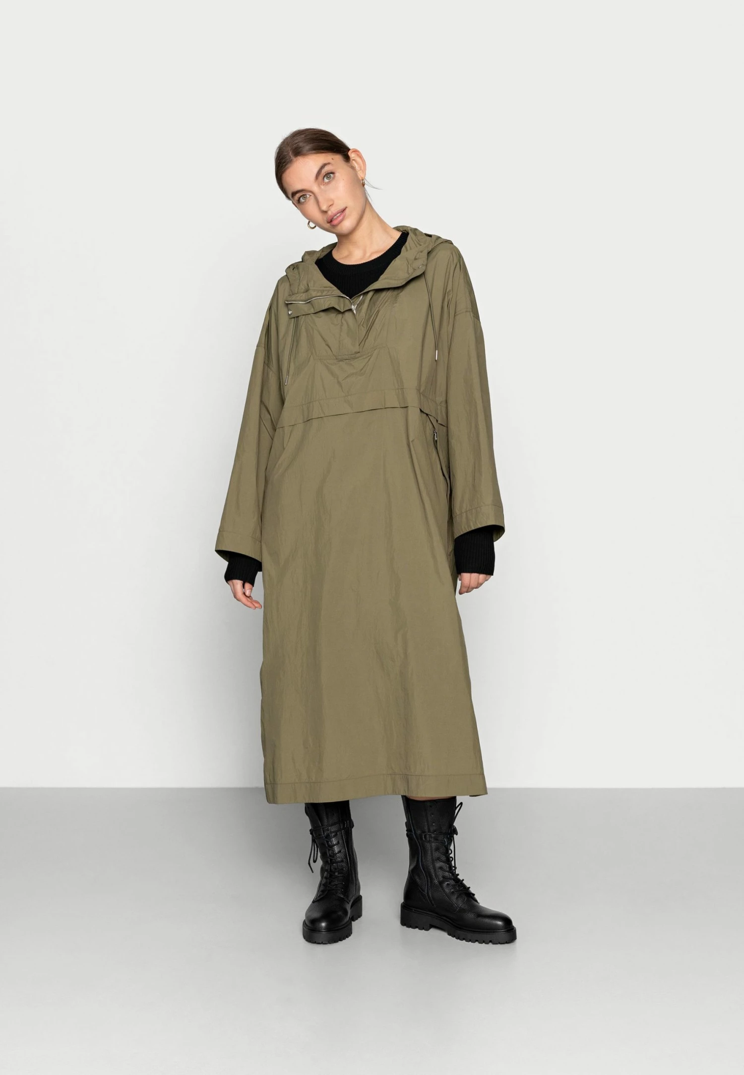 Vente flash ✔️ ARKET 50% Off De Vente Veste imperméable coat capuche women 🌟 4 Vente flash ✔️ ARKET 50% Off De Vente Veste imperméable coat capuche women 🌟 – Image 2
