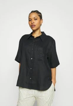 Meilleur prix 🎉 ARKET Qualité Excellente Haut de pyjama night shirt col à revers women 🧨