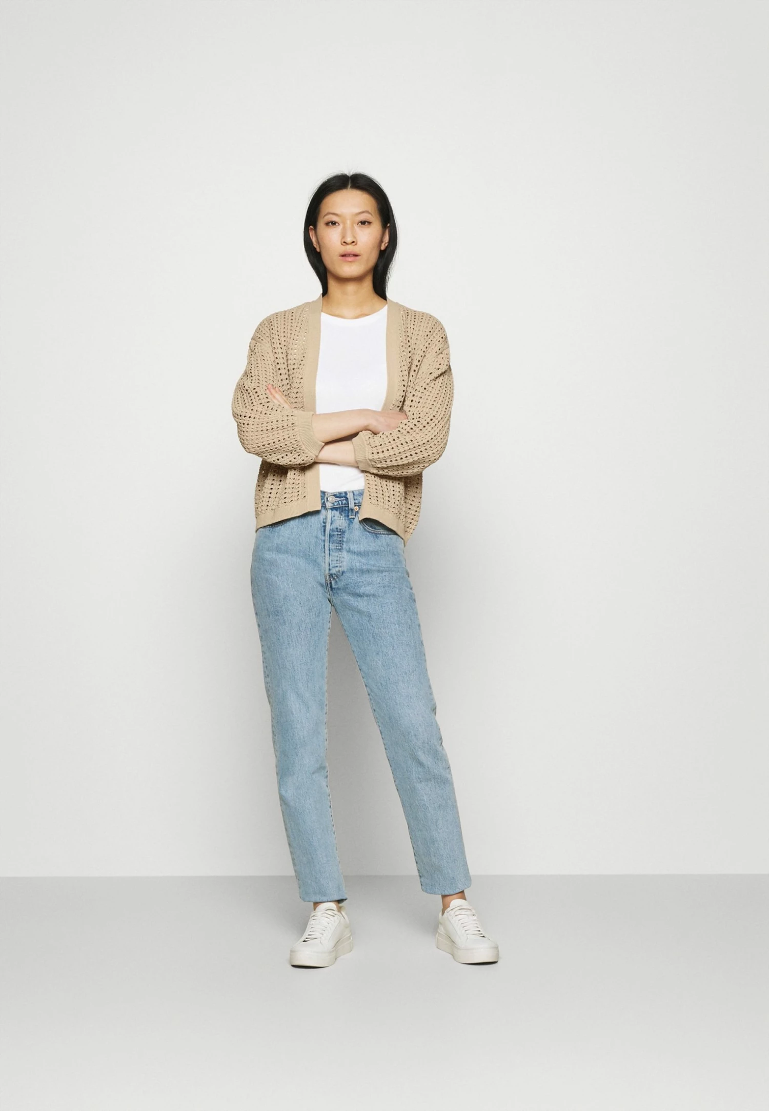 De gros 🎉 Rabais ARKET FINE KNIT - Gilet cardigan transparent women 😀 4 De gros 🎉 Rabais ARKET FINE KNIT - Gilet cardigan transparent women 😀 – Image 2