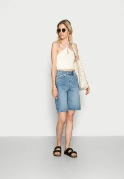 Meilleur prix 👏 ARKET En Remise Short en jean trouser haute women 🎁 -ARKET Soldes Boutique d8081d64a5ad4f229d07b40af155f802