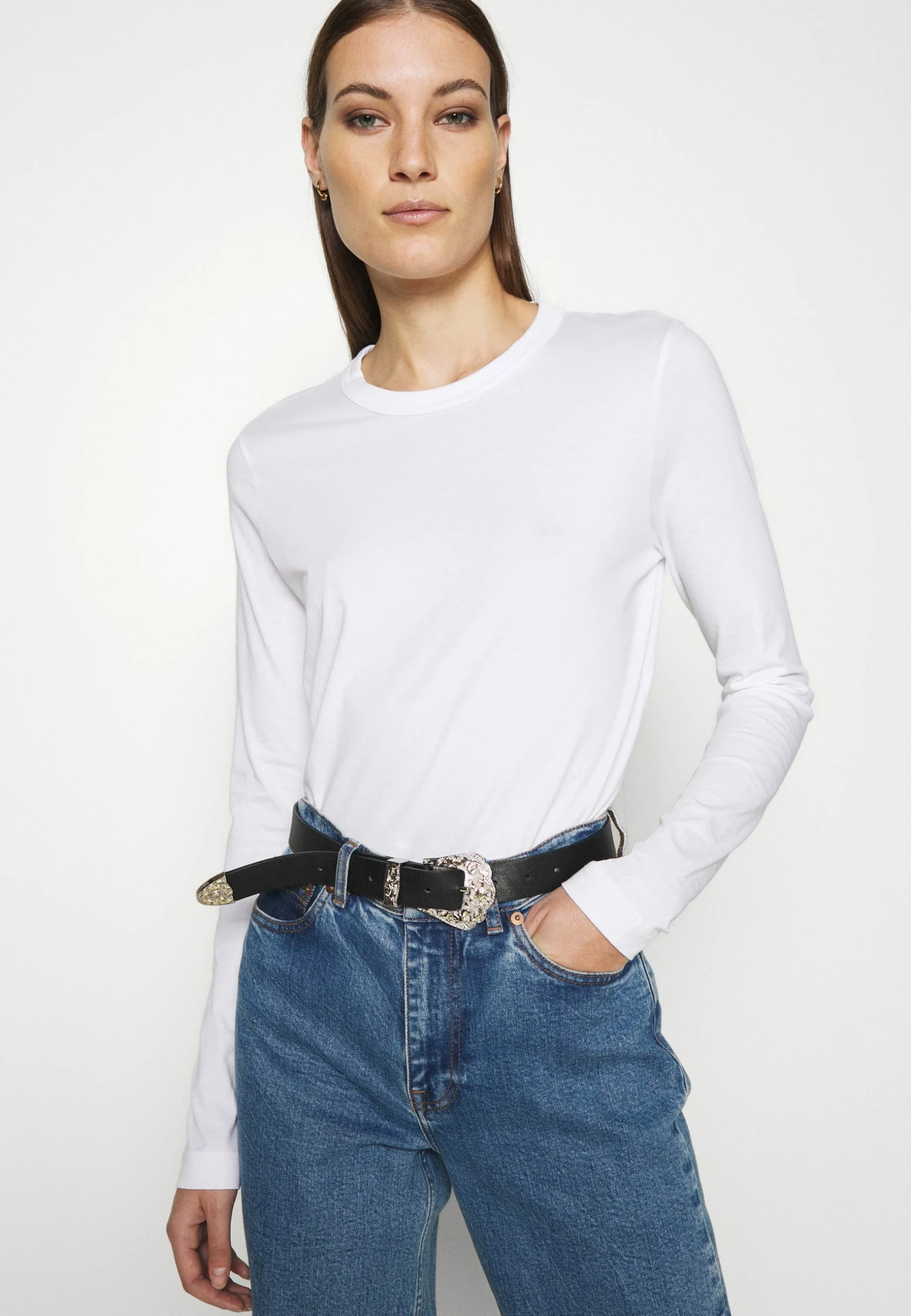 Nouveau 👏 ARKET T-shirt à manches longues Women 😀 6 Nouveau 👏 ARKET T-shirt à manches longues Women 😀 – Image 4