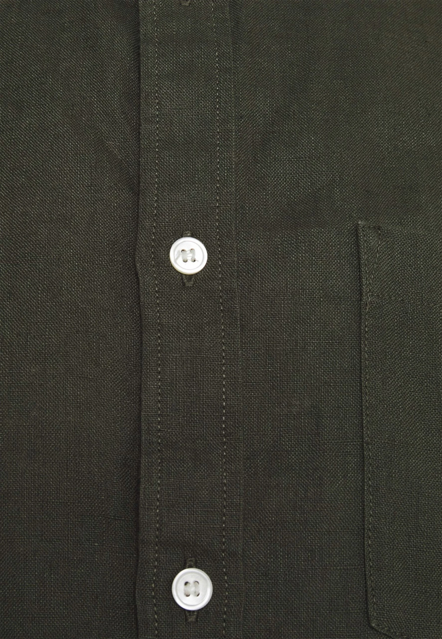 Nouveau ⭐ ARKET Prix Ourlé Linen Shirt - Chemise col kent men ⭐ 9 Nouveau ⭐ ARKET Prix Ourlé Linen Shirt - Chemise col kent men ⭐ – Image 7